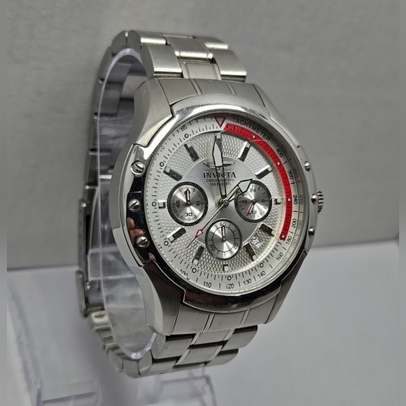 Invicta Men's 6190 II Collection Chronograph Stainless Steel Watch New Battery - Picture 3 of 10